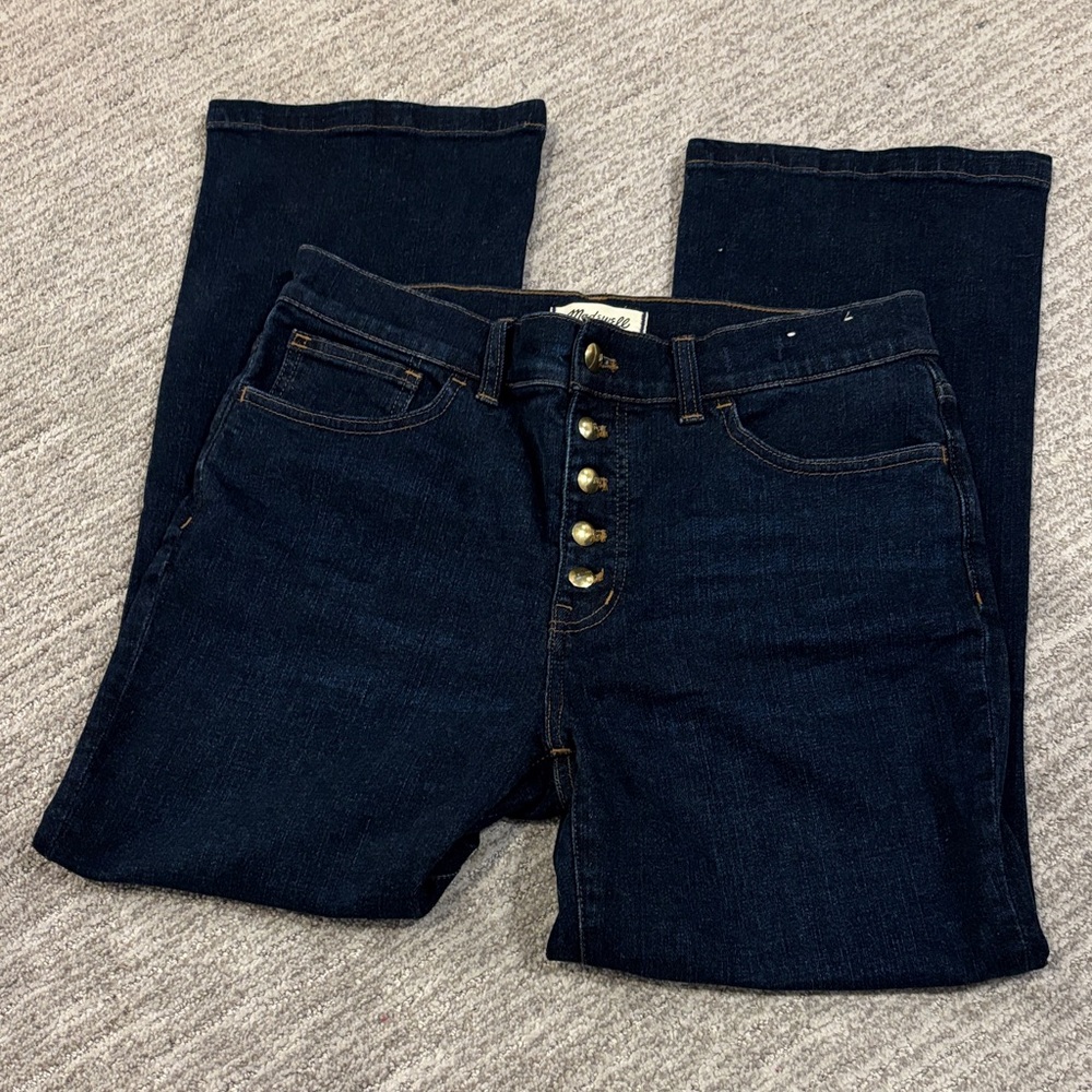 Madewell mid-rise kick out Jeans Dark Blue Women's size 29